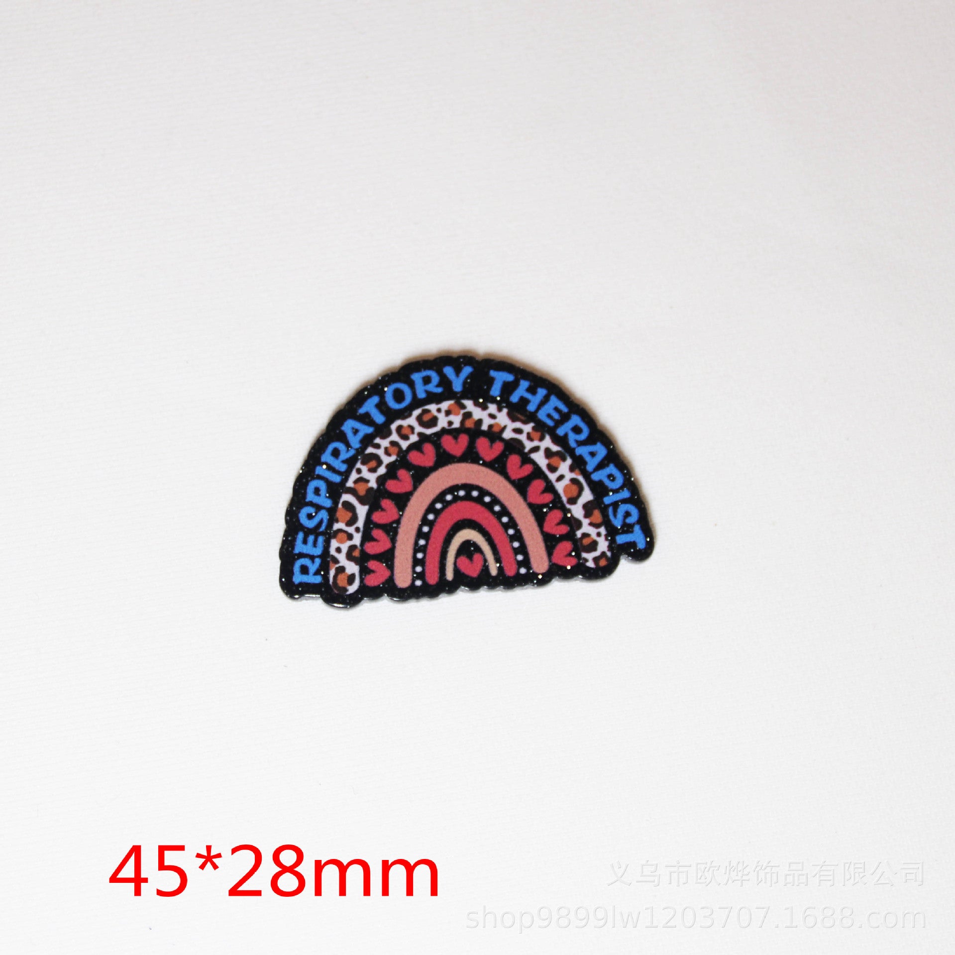 Wholesale 10pcs FlatBack Cartoon Medical Rainbow Ornaments Acrylic DIY Patch Accessories